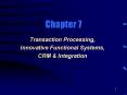 Transaction Processing, Innovative Functional Systems, CRM PowerPoint PPT Presentation