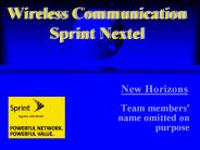 Wireless%20Communication%20Sprint%20Nextel