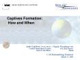 Captives Formation: How and When PowerPoint PPT Presentation