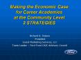 Making the Economic Case for Career Academies at the Community Level 2 STRATEGIES PowerPoint PPT Presentation