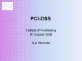 PCIDSS PowerPoint PPT Presentation