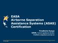 EASA%20Airborne%20Separation%20Assistance%20Systems%20(ASAS)%20Certification PowerPoint PPT Presentation