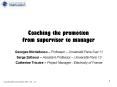 Coaching the promotion from supervisor to manager PowerPoint PPT Presentation