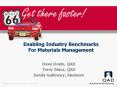 Enabling Industry Benchmarks PowerPoint PPT Presentation