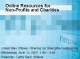 Online Resources for NonProfits and Charities PowerPoint PPT Presentation