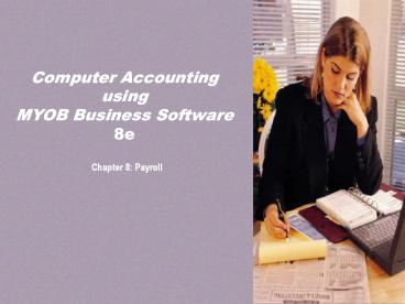 Computer Accounting using