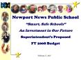 Newport News Public Schools Communities Committed to Learning PowerPoint PPT Presentation