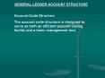 GENERAL LEDGER ACCOUNT STRUCTURE PowerPoint PPT Presentation