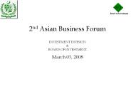 2nd Asian Business Forum