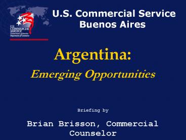 U'S' Commercial Service Buenos Aires