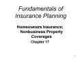 Fundamentals of Insurance Planning PowerPoint PPT Presentation