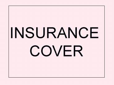 INSURANCE