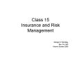 Class 15 Insurance and Risk Management PowerPoint PPT Presentation