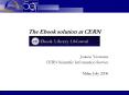 The Ebook solution at CERN PowerPoint PPT Presentation