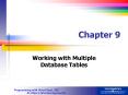 Working with Multiple Database Tables PowerPoint PPT Presentation