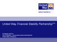 United Way Financial Stability Partnership PowerPoint PPT Presentation