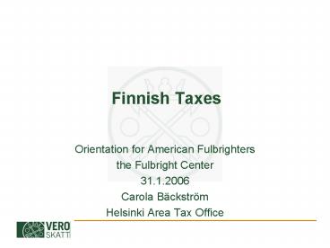 Finnish Taxes