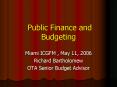 Public Finance and Budgeting PowerPoint PPT Presentation