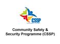 Community Safety PowerPoint PPT Presentation