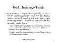 Health Insurance Trends PowerPoint PPT Presentation