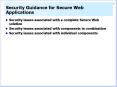 Security Guidance for Secure Web Applications PowerPoint PPT Presentation