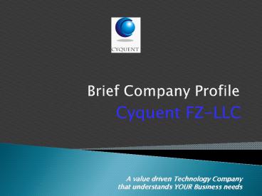 Brief Company Profile