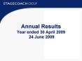 Annual Results Year ended 30 April 2009 24 June 2009 PowerPoint PPT Presentation