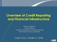 Overview of Credit Reporting and Financial Infrastructure PowerPoint PPT Presentation