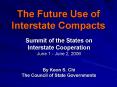 The Future Use of Interstate Compacts PowerPoint PPT Presentation