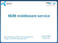 M2M middleware service PowerPoint PPT Presentation
