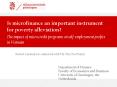 Is microfinance an important instrument for poverty alleviation PowerPoint PPT Presentation