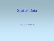 Spatial Data