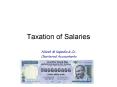 Taxation of Salaries PowerPoint PPT Presentation