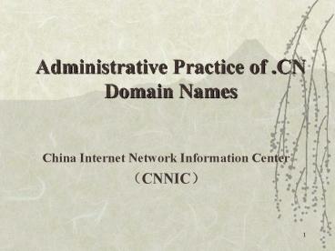 China Internet Network Information Center