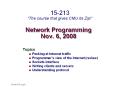 Network%20Programming%20Nov.%206,%202008 PowerPoint PPT Presentation