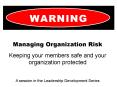 Managing Organization Risk PowerPoint PPT Presentation
