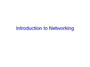 Introduction to Networking