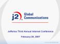 Jefferies Third Annual Internet Conference PowerPoint PPT Presentation