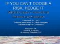 IF YOU CANT DODGE A RISK, HEDGE IT Mitigating Risks in International Payment and Collection PowerPoint PPT Presentation