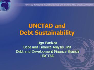 UNCTAD and Debt Sustainability