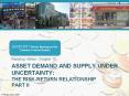 Asset Demand and Supply under Uncertainty: The Risk-Return Relationship Part II PowerPoint PPT Presentation