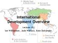 International Development Overview PowerPoint PPT Presentation