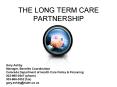 THE LONG TERM CARE PARTNERSHIP PowerPoint PPT Presentation