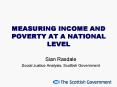 MEASURING INCOME AND POVERTY AT A NATIONAL LEVEL PowerPoint PPT Presentation