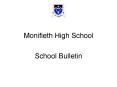 Monifieth High School PowerPoint PPT Presentation
