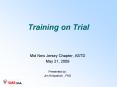 Training on Trial PowerPoint PPT Presentation