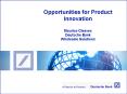 Opportunities for Product Innovation PowerPoint PPT Presentation
