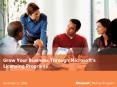 Grow Your Business Through Microsofts Licensing Programs PowerPoint PPT Presentation