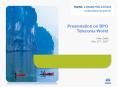 Presentation on BPO Telecoms World PowerPoint PPT Presentation