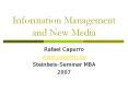 Information Management and New Media PowerPoint PPT Presentation